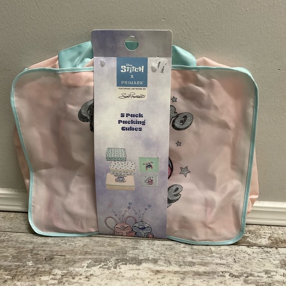 NWT Lilo and stitch packing bag in set ( 5pcs) - Picture 1 of 3